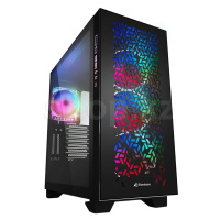 Sharkoon ELITE SHARK CA300H BE, Black корпусы