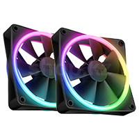 NZXT F 140 RGB Duo, 14сm, Black корпусына арналған желдеткіш