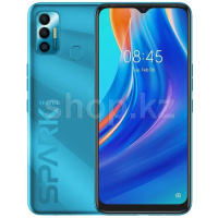 Tecno Spark 7, 128Gb, Morpheus Blue (KF6n) смартфоны