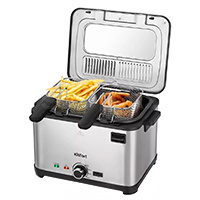 Фритюрница Kitfort KT-6240, Black-Steel