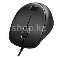 Мышь HP Fingerprint, Black, USB