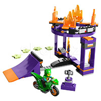 Конструктор Lego, City: Каскадерское испытание с трамплином и кольцом
