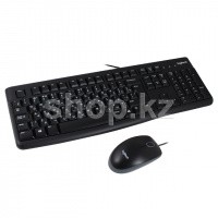 Клавиатура Logitech MK120, Black, USB + мышь