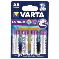 Батарейка Varta AA LR6 Professional Lithium, 1.5V (4шт.)