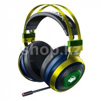 Гарнитура Razer Nari Ultimate Overwatch Lucio Edition Wireless, Yellow-Blue