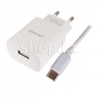 Usams Type-C, White зарядтау құрылғысы