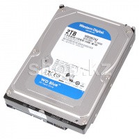 Жесткий диск HDD 2000 Gb Western Digital (WD20EZAZ), 3.5", 256Mb, SATA III, Blue