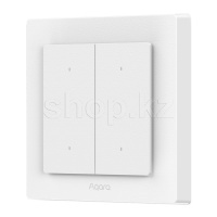 Выключатель настенный двухклавишный Aqara Light Switch H2 WS-K08D