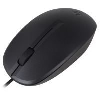 Мышь HP 125, Black, USB