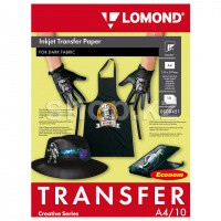 Бумага Lomond 0808451 термоперенос А4 (темная ткань), 10 листов
