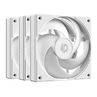ID-Cooling AS-120-W Trio, 12cm, White корпусына арналған желдеткіш жиынтығы