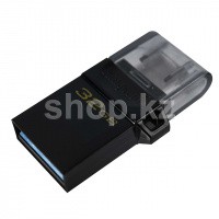 USB Флешка 32GB Kingston DataTraveler microDuo3 G2, Black