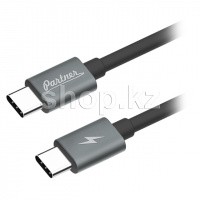 Кабель интерфейсный USB Type-C для USB Type-C Power Partner, 1m, Black