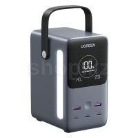 Мобильный аккумулятор Ugreen PB770, 48000 mAh, Grey
