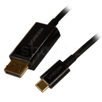 Кабель USB Type-C - DisplayPort Ugreen MM139, 1.5m, Black, RTL