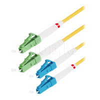 Patch cord талшықты-оптикалық LC-LC (LSZH) SHIP, 1m, OEM, Yellow