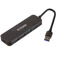USB HUB 4-port USB 3.0 D-Link DUB-1341, Black