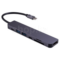 USB HUB 7-port USB 3.0 Type-C Defender HB-04, Gray