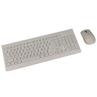 Клавиатура Lenovo 510, White, USB + мышь