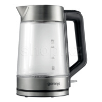 Чайник Gorenje K17GED, Steel-Black