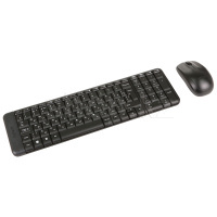 Клавиатура Logitech MK220, Black, USB + мышь