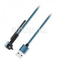 USB Type-C OLMIO Stand, 1.2m, Blue интерфейс кабелі