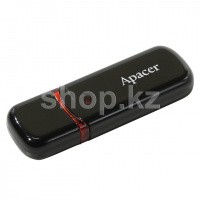 USB 64Gb Apacer AH333, Black флешкасы