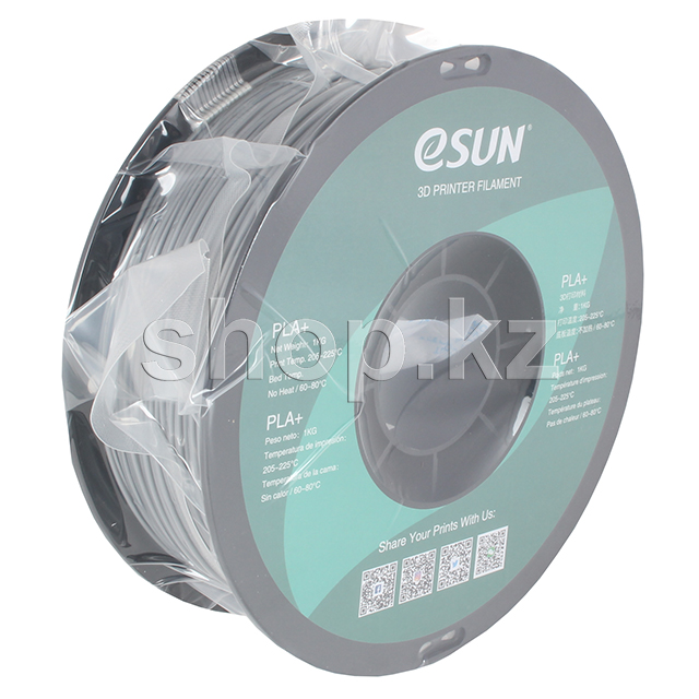 Картридж eSUN 3D Filament PLA+, 1.75 мм, Silver
