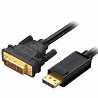 Кабель DisplayPort to DVI Ugreen DP103, 1.5m., m-m, OEM
