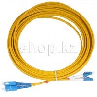 Patch cord оптоволоконный SHIP SC/UPC-LC/UPC SM 9/125 Duplex, 10m, Yellow, OEM