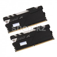 DDR-4 DIMM 32Gb/3000MHz PC24000 Geil EVO X, 2x16Gb Kit, Black, BOX (GEXB432GB3000C16ADC)