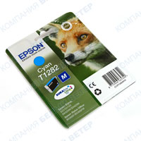 Картридж Epson C13T12824011, cyan