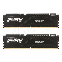 DDR-5 DIMM 16 GB 6000 MHz Kingston Fury Beast, 2x 8 GB Kit, Black, BOX (KF560C36BBEK2-16)