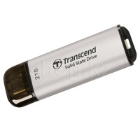 Внешний SSD накопитель 2 TB, Transcend ESD300S, Silver