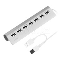 USB HUB 7-port USB 2.0 Rombica Nexus TC-00267, Silver