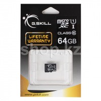 Micro SDXC 64Gb G.Skill, Class 10 UHS-I U1 жад картасы