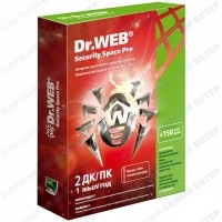 Антивирус Dr. Web Security Space PRO, 12 мес., 2ПК, BOX