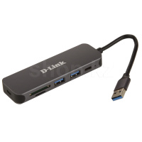 USB HUB 2-port USB 3.0 D-Link DUB-1325, Black
