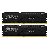 DDR-5 DIMM 16 GB 5600 MHz Kingston Fury Beast EXPO, 2x 8 GB Kit, Black, BOX (KF556C36BBEK2-16)
