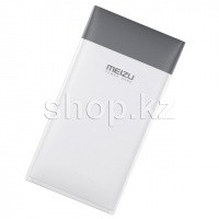 Мобильный аккумулятор Meizu M10, White-Gray