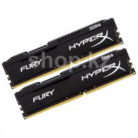 DDR-4 DIMM 32Gb/3200MHz PC25600 Kingston HyperX Fury, 2x16Gb Kit, Black, BOX