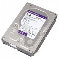 Жесткий диск HDD 8000 Gb Western Digital (WD84PURZ), 3.5", 128Mb, SATA III, Purple