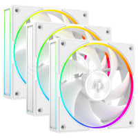 Комплект вентиляторов для корпуса ID-Cooling AF-127-ARGB-W TRIO, 12cm, White