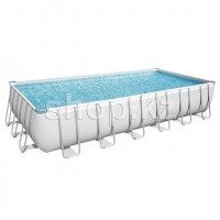 Бассейн каркасный Bestway Power Steel Rectangular 56475