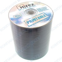 Матрица DVD+R Mirex 4.7Gb, 16x, 100 pcs, Cake, Printable (209768)