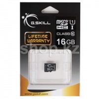 Карта памяти Micro SDHC 16Gb G.Skill, Class 10 UHS-I U1