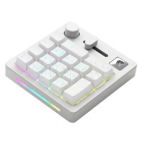 Glorious GMMK Numpad Wireless Pre-Built, White, Bluetooth, USB пернетақтасы