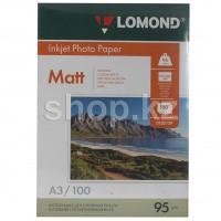 Lomond A3, 95г/м2, 100 парақ, күңгірт, бір жақты, қағазы