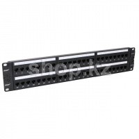 Patch panel 48-port SHIP P197-48A, RJ-45, 19", 2U, Cat. 6a
