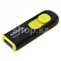 USB Флешка 32Gb ADATA UV128, USB 3.2, Black-Yellow